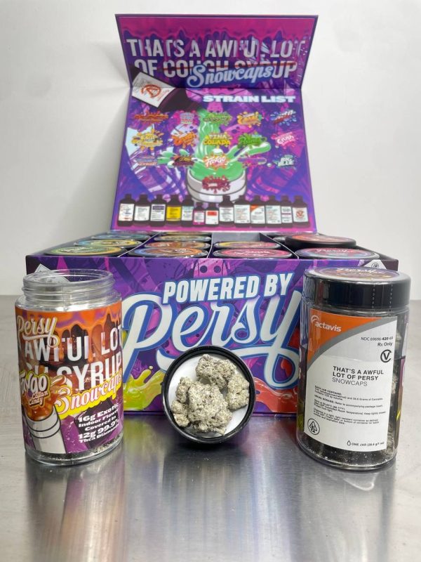 1LB Persy Snowcaps - THCa Diamond Infused Premium Flower