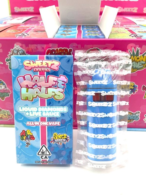 Sweetz - Box of 50 2g Half & Half Disposable Vapes